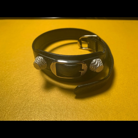 Balenciaga Triple Tour Leather Bracelet - Picture 3 of 8